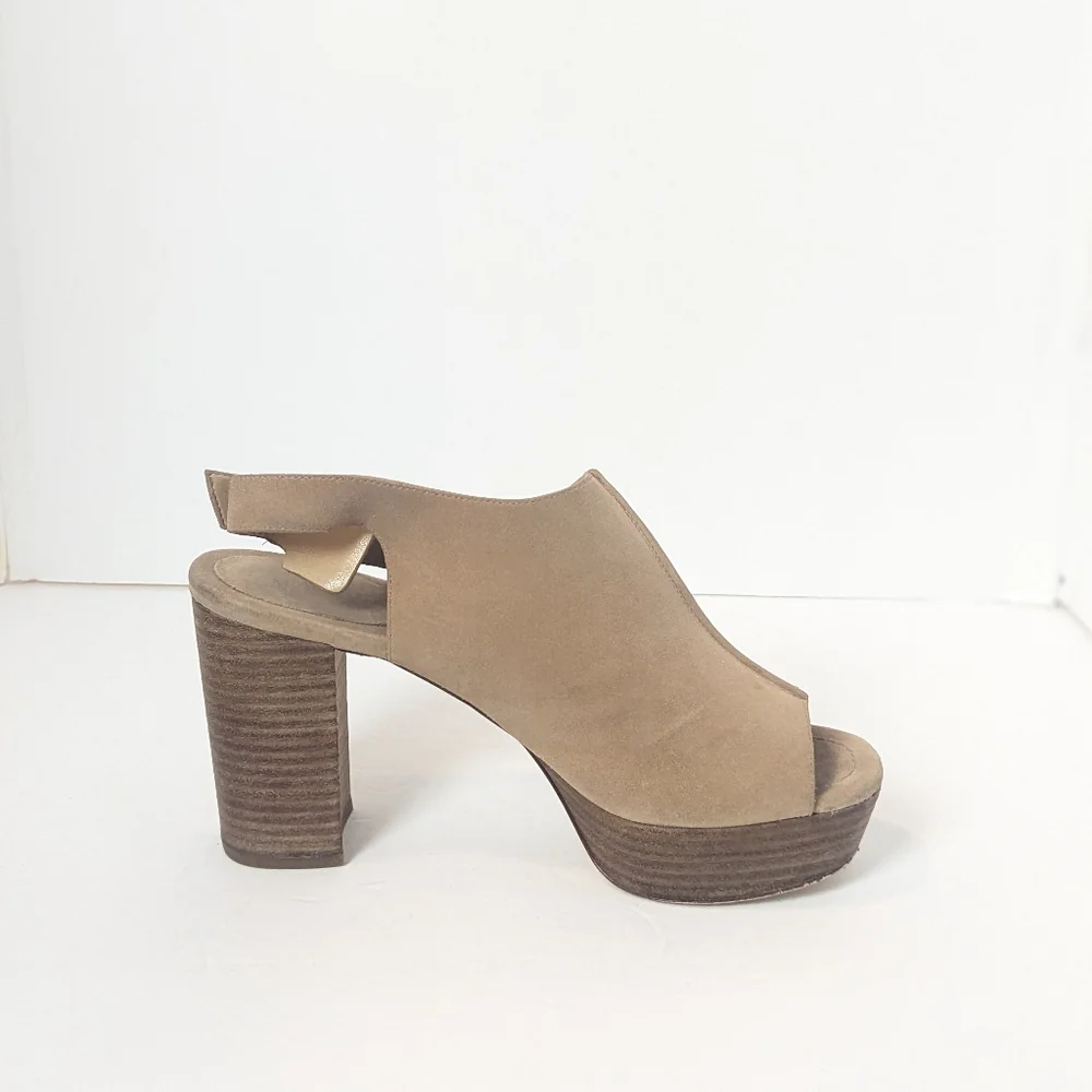 Michael kors suede Piper heels